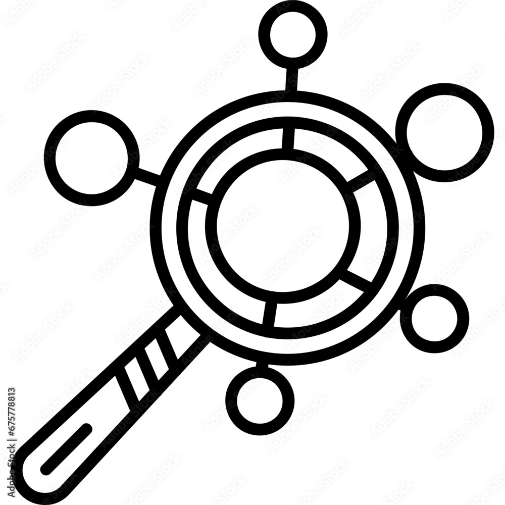 Network Analysis Icon Network Analysis Icon
