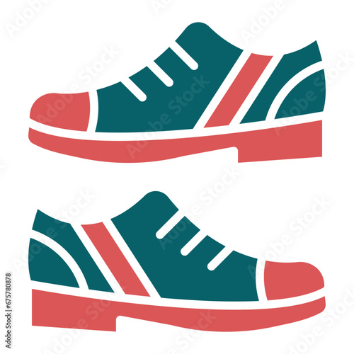 Vector Design Casual Shoes Icon Style