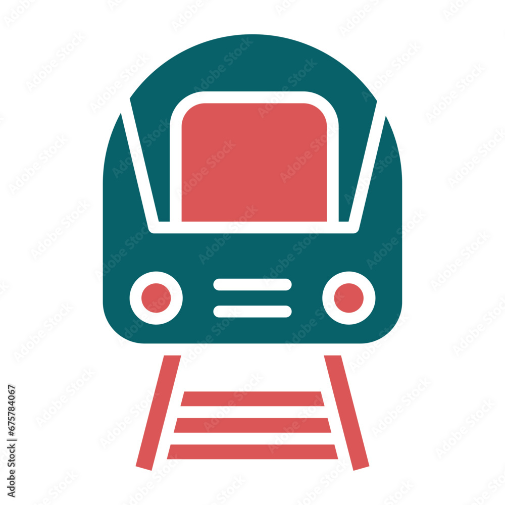 Vector Design Train Icon Style Vector Design Train Icon Style
