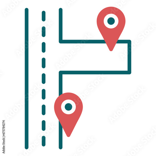 Vector Design Nearby Destinations Icon Style