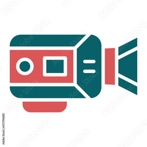 Vector Design Video Camera Icon Style