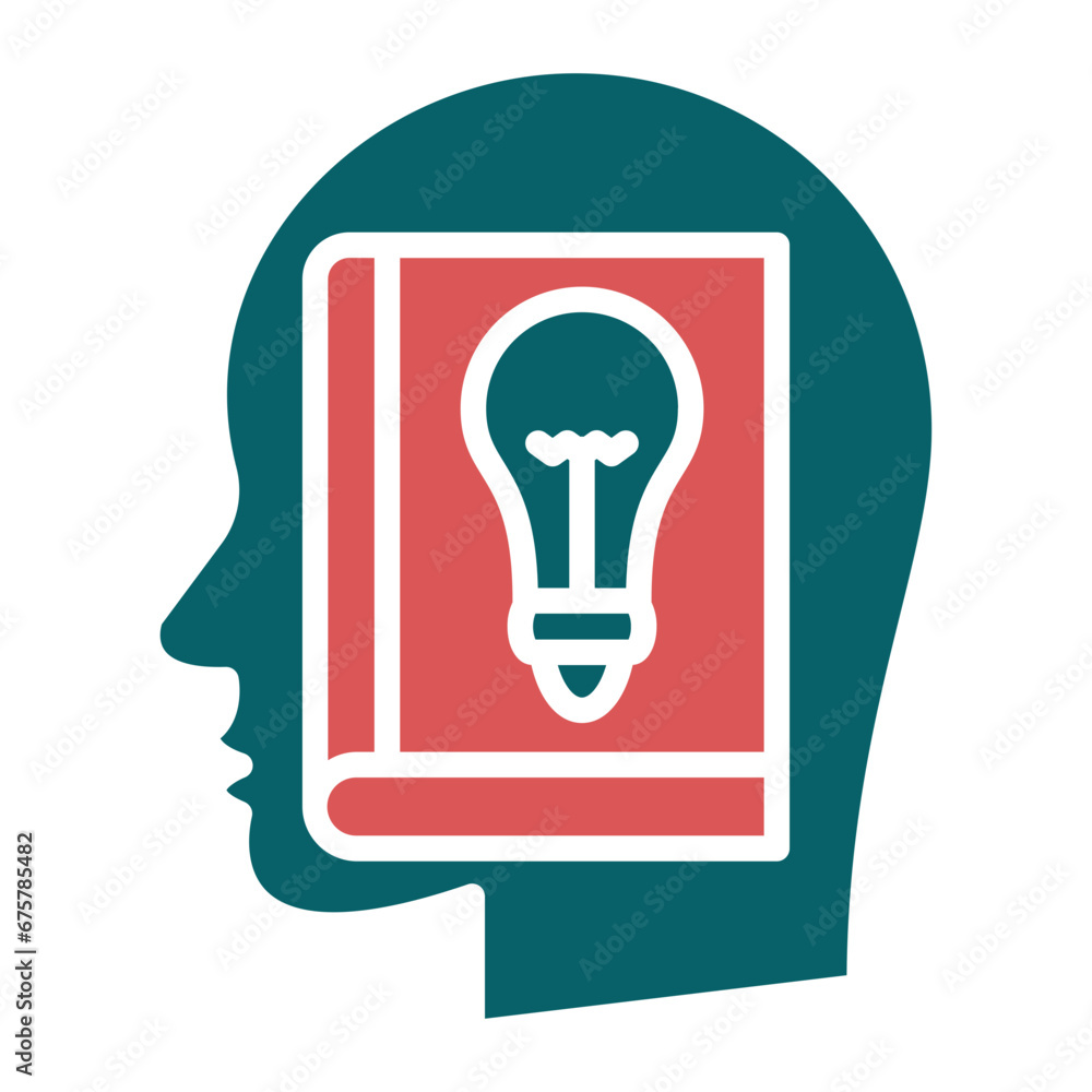 Vector Design Knowledge Icon Style