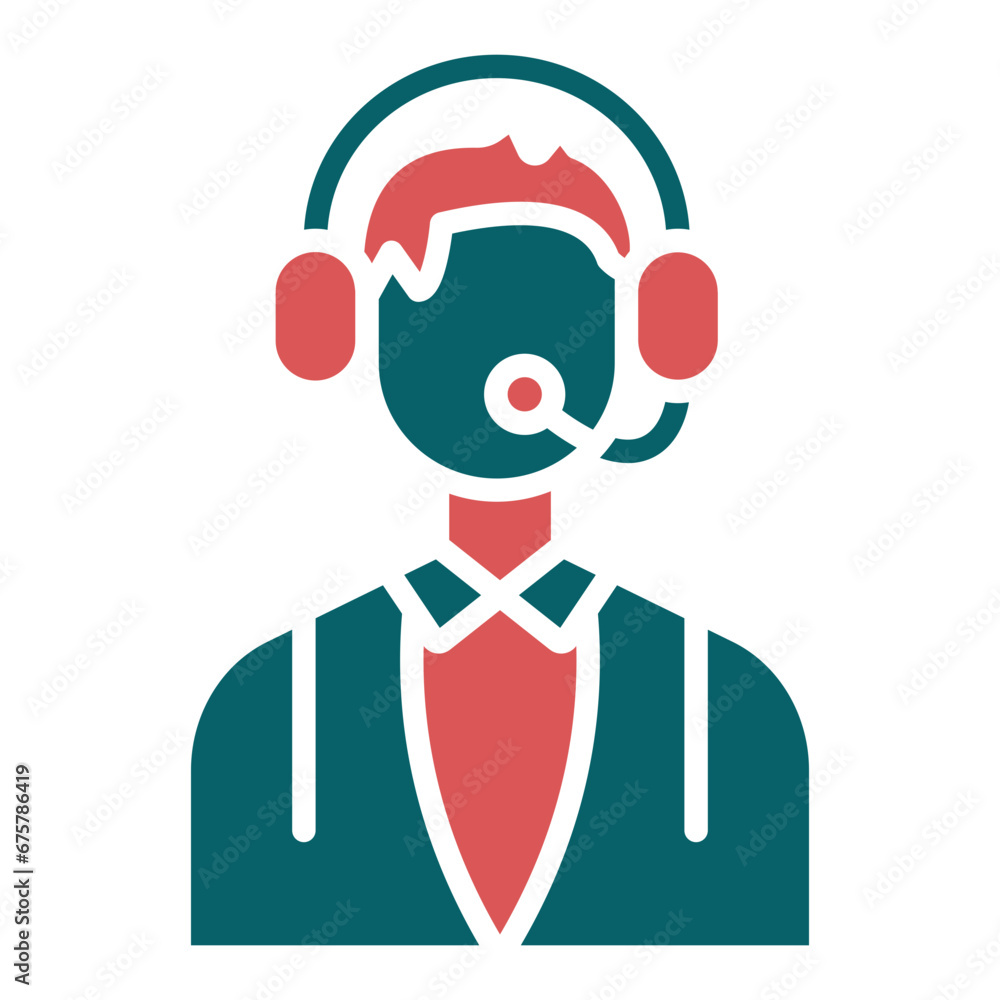 Vector Design Customer Service Icon Style Vector Design Customer Service Icon Style
