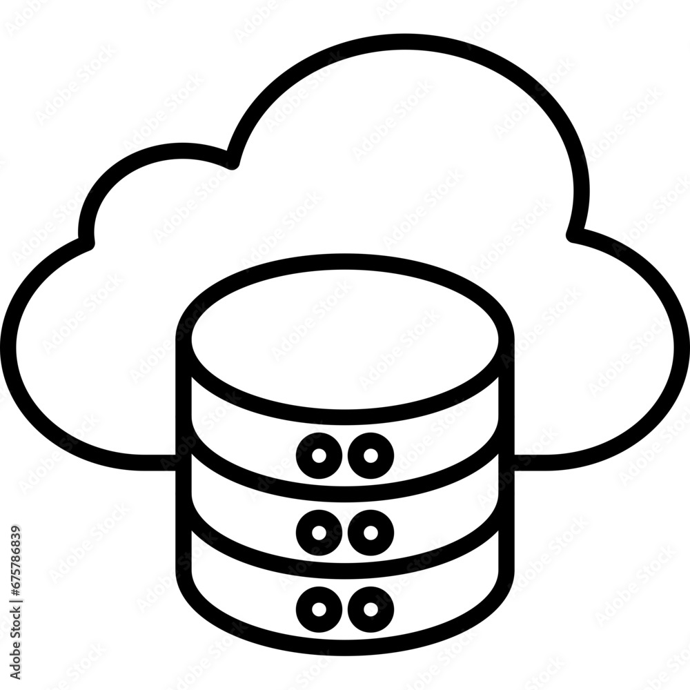 Cloud Storage Icon Cloud Storage Icon