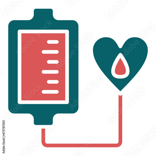 Vector Design Blood Transfusion Icon Style