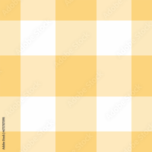 Textile texture vector of background fabric plaid with a seamless tartan check pattern.