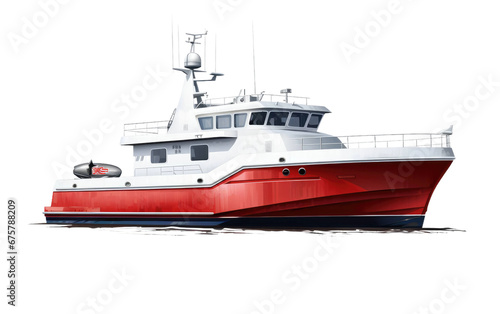 Hydrofoil Watercraft On Transparent Background