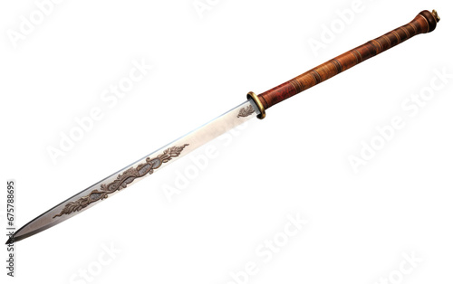 Traditional Indian Weapon On Transparent Background