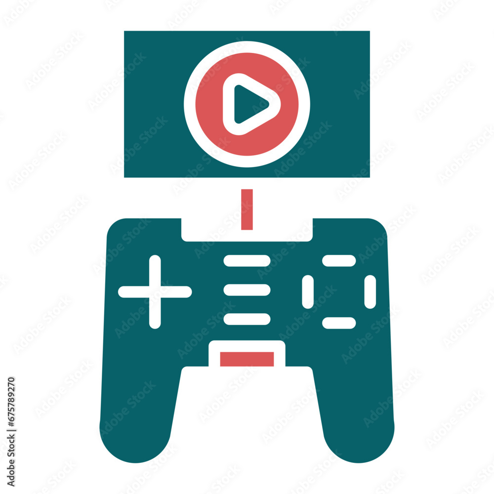 Obraz premium Vector Design Game Video Icon Style