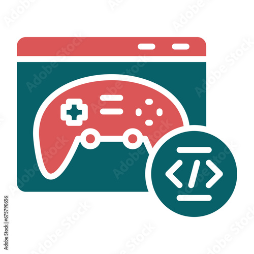 Vector Design Game Development Icon Style