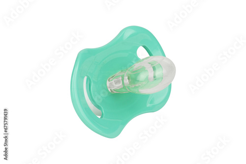 baby pacifier isolated from lantern