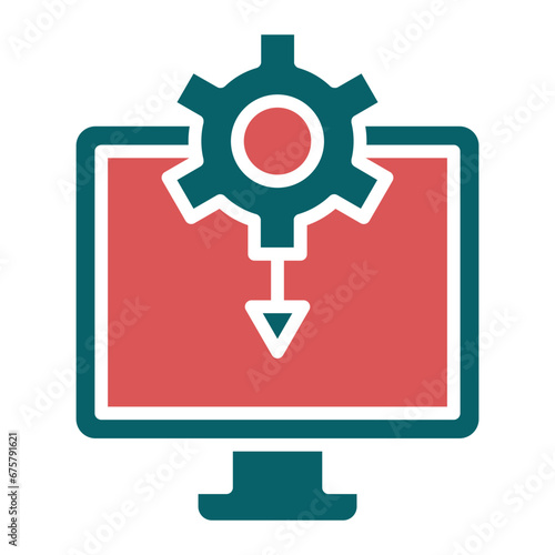 Vector Design Drivers Installation Icon Style