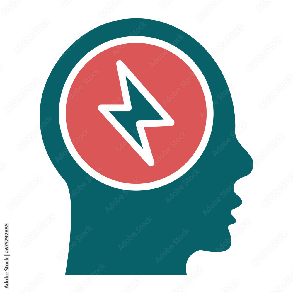 Vector Design Anxiety Icon Style Vector Design Anxiety Icon Style