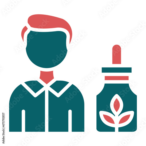 Vector Design Cbd Oil Users Icon Style