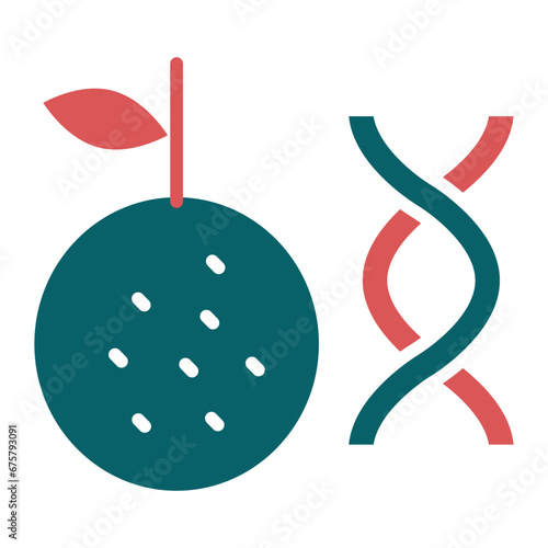 Vector Design Non Gmo Ingredients Icon Style