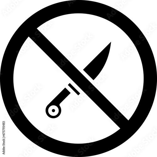 No Knife Icon