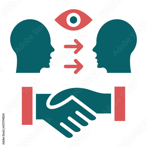 Vector Design First Impression Icon Style