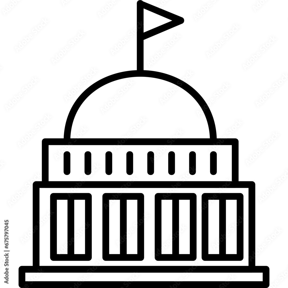 Fototapeta premium Parliament Icon