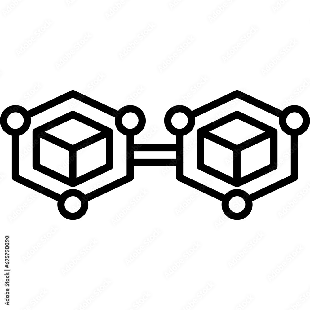 Blockchain Icon Blockchain Icon