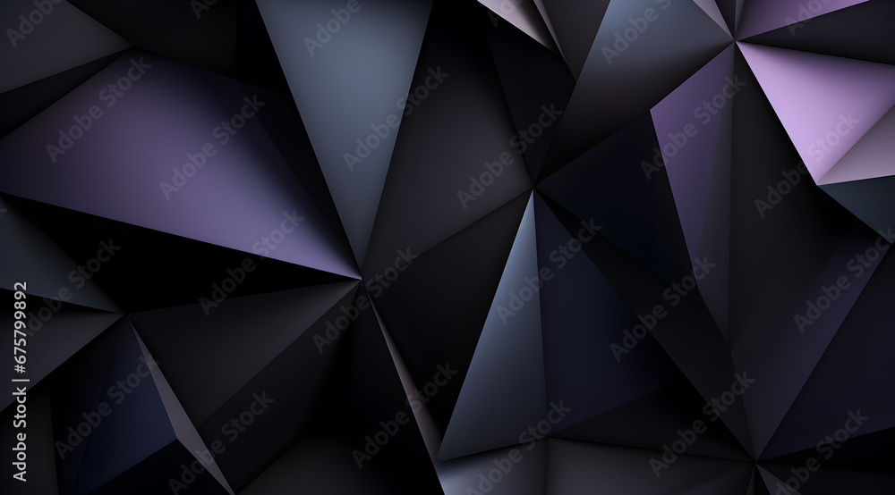 Sleek geometric pattern with dark purple and black triangles for a modern look. Sleek geometric pattern with dark purple and black triangles for a modern look.