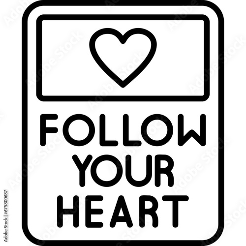 Follow Your Heart Icon