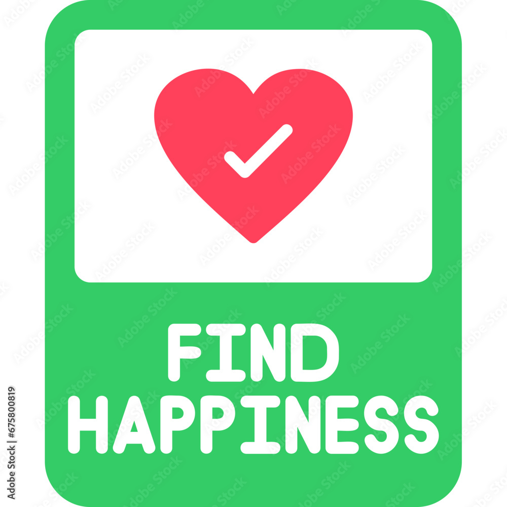 Find Happiness Icon