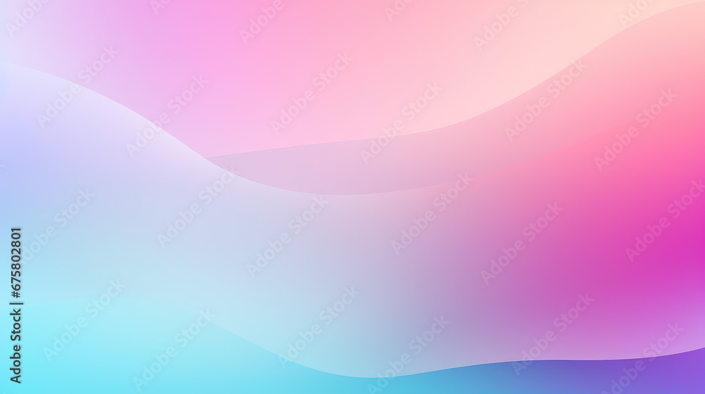 A cyan magenta gradient curve background material