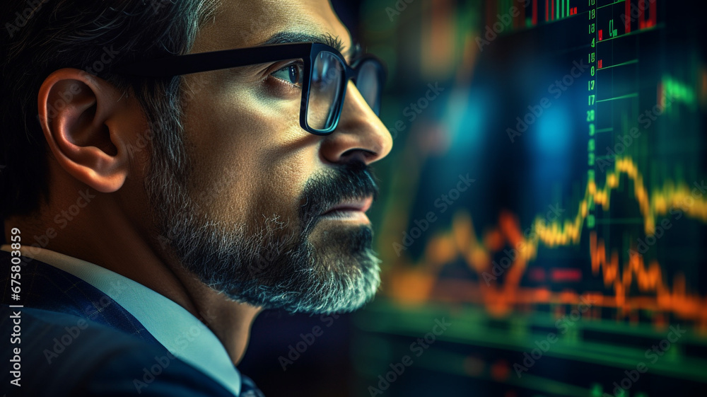 businessman in the stock market businessman in the stock market