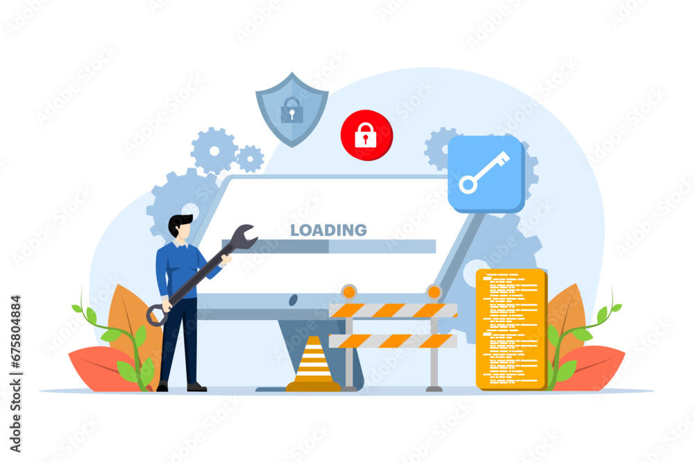 Concept of system maintenance, Errors, Fixing problems, Device updates, System updates, Operating system updates. Software system under maintenance, the process of upgrading software on a computer. Concept of system maintenance, Errors, Fixing problems, Device updates, System updates, Operating system updates. Software system under maintenance, the process of upgrading software on a computer.
