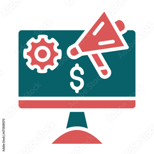 Search Engine Marketing Icon Style