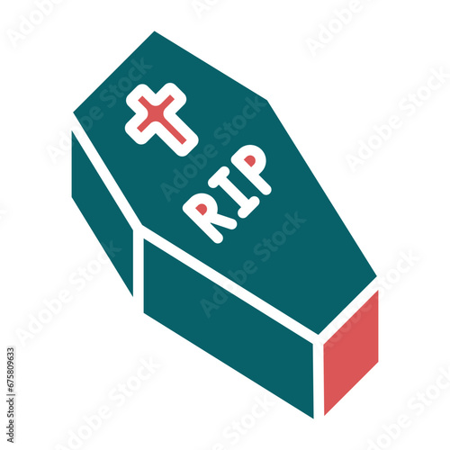 People Coffin Icon Style