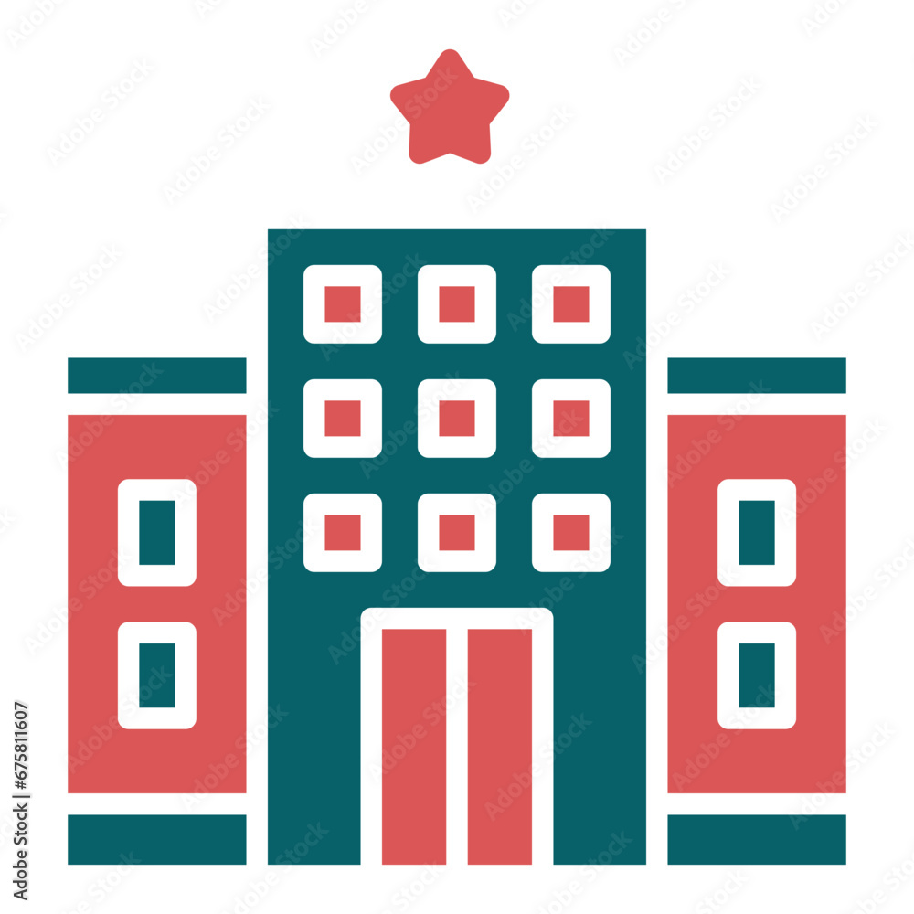 1 Star Hotel Icon Style 1 Star Hotel Icon Style
