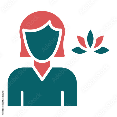 Massage Therapist Icon Style