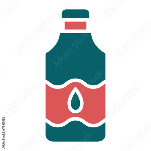 Water Bottle Icon Style