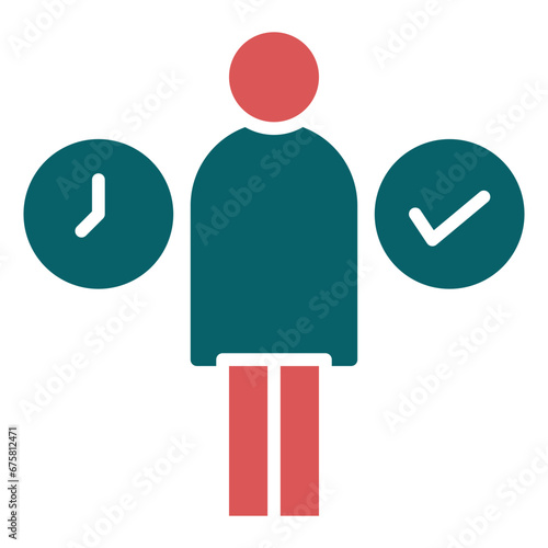 Alone Time Icon Style