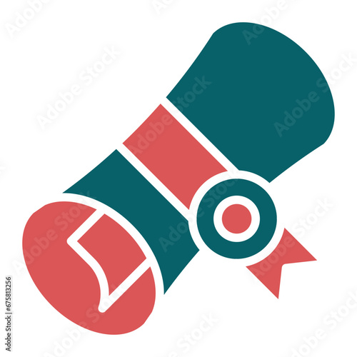 Bachelor Degree Icon Style