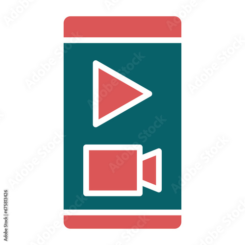 Mobile Live Stream Icon Style