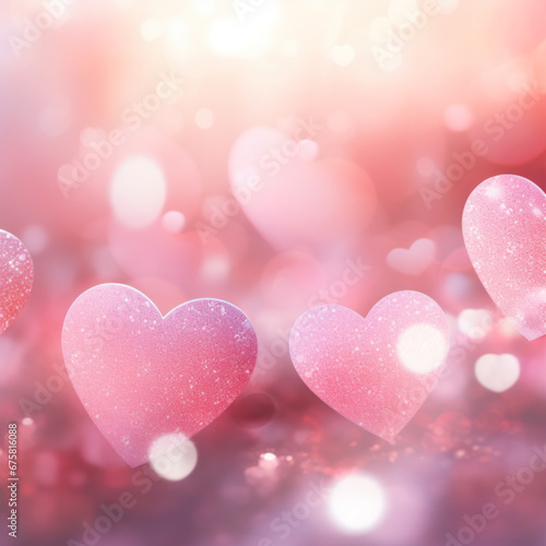 heart background colorful pink for happy valentine