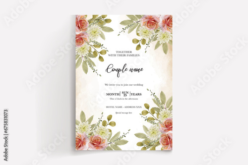 Shower bridal wedding invitation templates