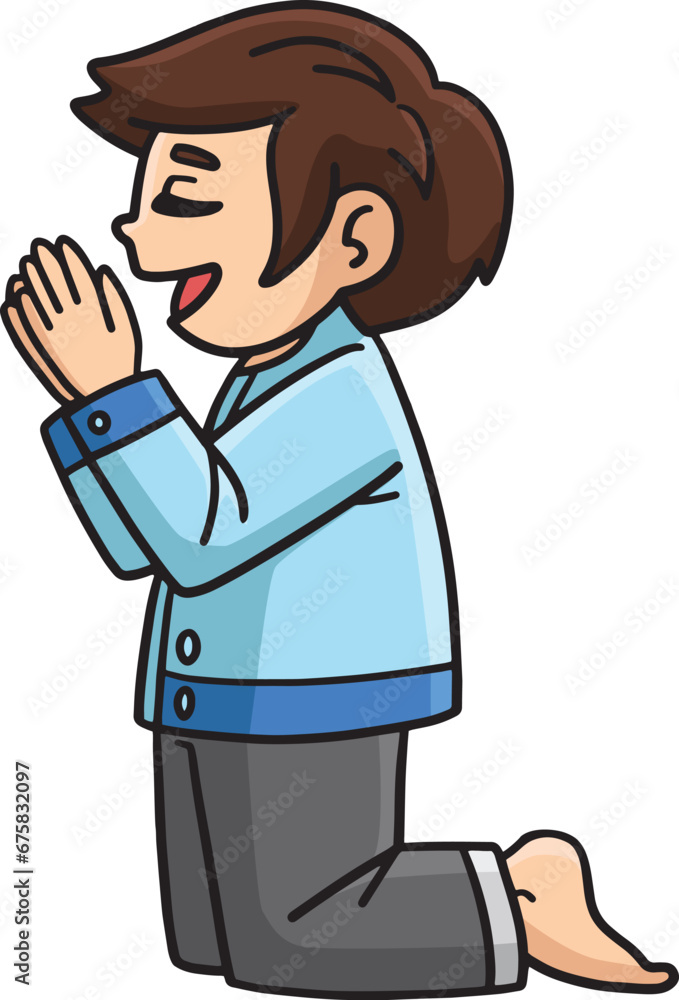 Christian Praying Child Cartoon Colored Clipart Christian Praying Child Cartoon Colored Clipart