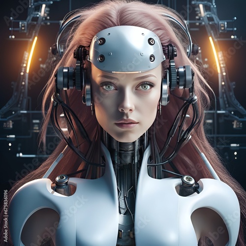 Pretty Ai Cyborg