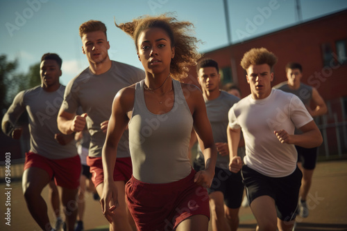 Energetic Youth: Teen Athletes in Outdoor Sports