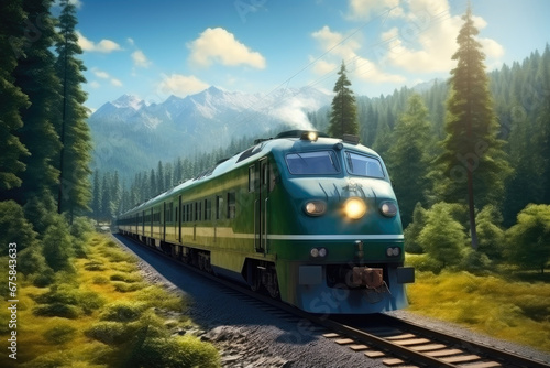 Scenic Railway Journey Through Nature
