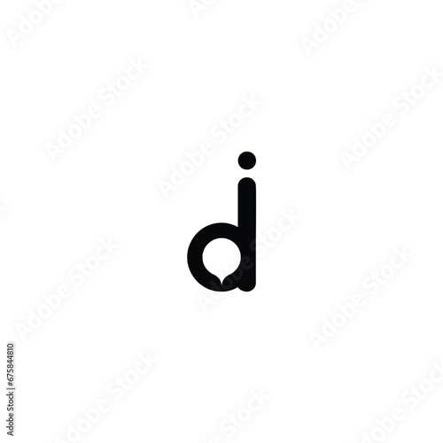 Creative, modern, elegant, trendy, unique and artistic black and white DI DI D I initial letter icon logo. D I letter icon logo design template. Creative DI initial symbol.