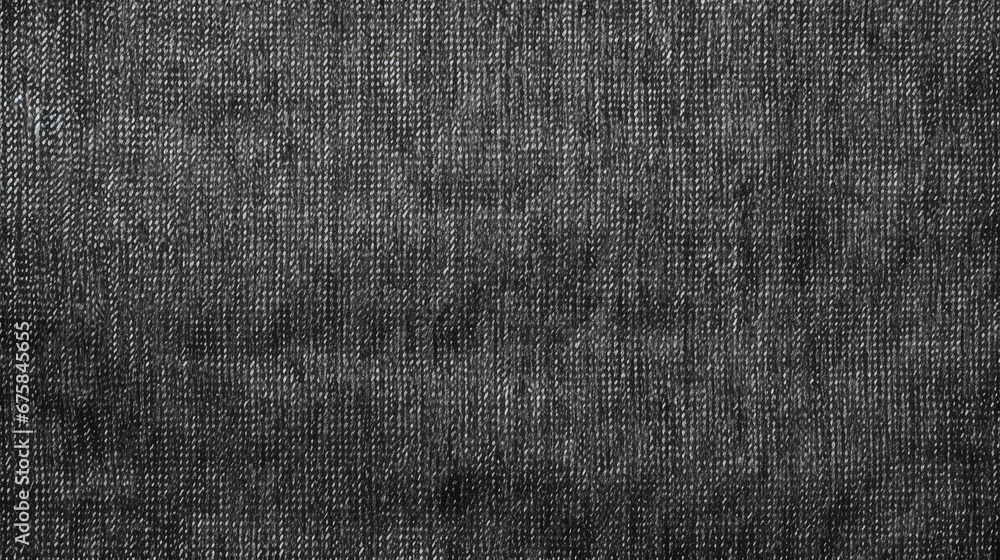 denim texture, black and white. Generative Ai. denim texture, black and white. Generative Ai.