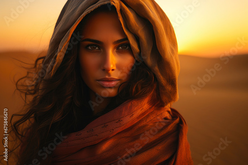 Sunset Elegance: Arabian Desert Journey