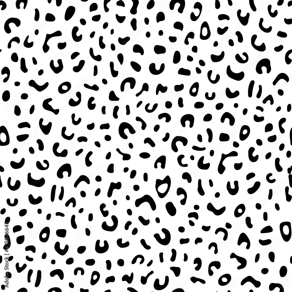 Leopard print design seamless pattern print design. Vector illustration design for fashion fabrics, textile graphics, and prints.