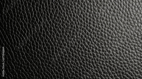 leather texture background, black and white. Generative Ai.