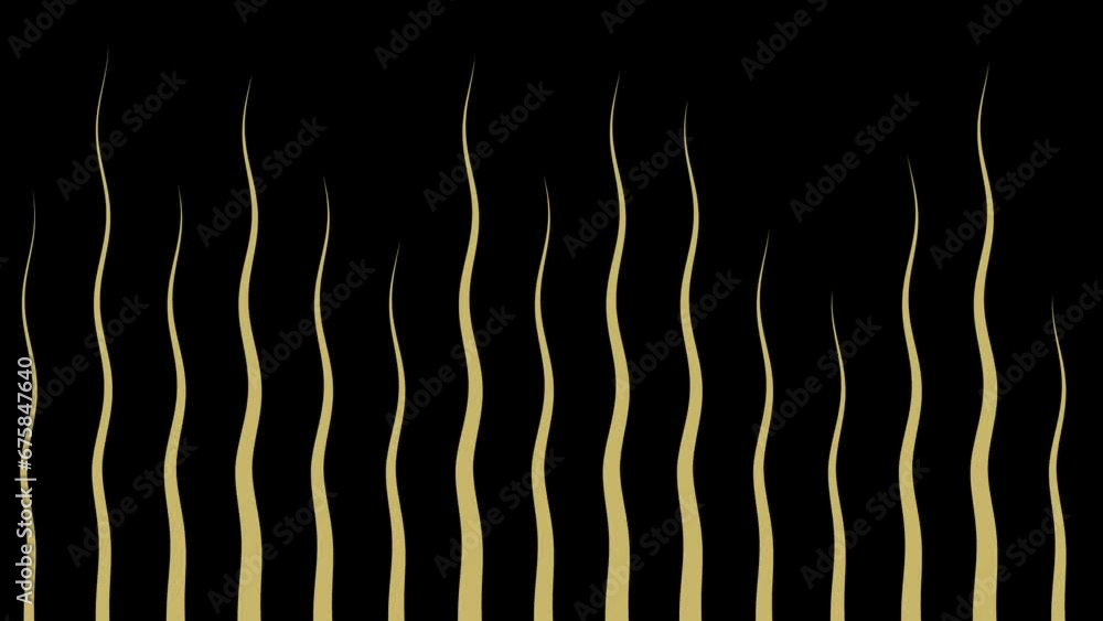 Abstract Black and Gold Color Digital Particles Wave animation 4k. Abstract Black and Gold Color Digital Particles Wave animation 4k.