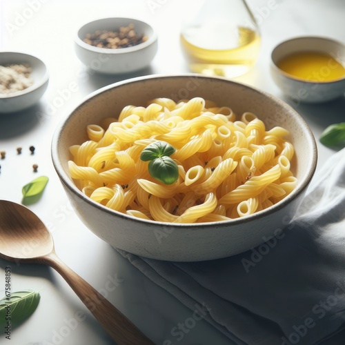 bowl of pasta food background for social media post